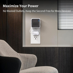Wall Mount for Blink Sync Module 2 with Short Cable – save Space – No Messy Wire