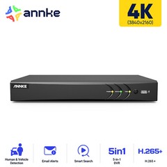 ANNKE 8CH 4K 8MP 5IN1 H.265+ DVR Video Recorder for CCTV Security Camera System