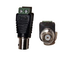 20 Cat5 Cat6 to BNC CCTV Security Camera Coaxial Connector Female Screw Terminal