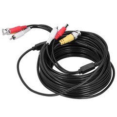 Hot 10-30m BNC DC Video Audio Power Cable Cord Wire For CCTV Security Camera DVR