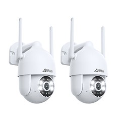 ANRAN 5MP 360°Pan/Tilt Security Camera Home Powered 24/7 Auto Track Outdoor CCTV