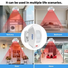 Wireless Driveway Alarm Infrared Motion Sensor Home Garage Alert Security System
