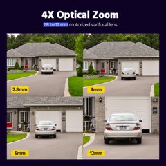 ANNKE 4K 8MP Full Color POE IP Security Camera 4X Optical Zoom Two Way Audio AI
