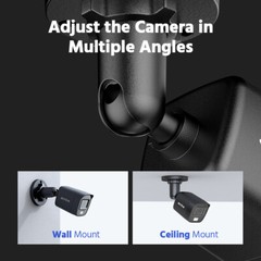 ANNKE 4PCS 1080P HD 100ft Night Vision Security 3000TVL Camera for CCTV System