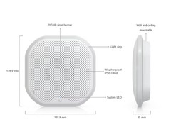 Ubiquiti UI Siren PoE UP-Siren-PoE 110 dB Alarm Emergency LED PoE Powered Only