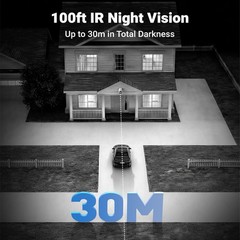 ANNKE 5MP 3K Lite 8CH DVR 350° Pan&Tilt 1080P Video CCTV Security Camera System