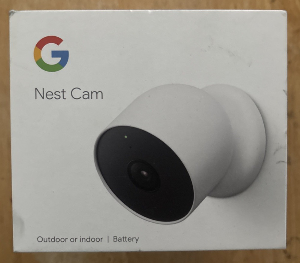 Google Nest Cam 1080p Battery Indoor/Outdoor Security Camera… FREE S&H!