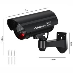 Imitation LED Flashing Fake Camera Outdoor Garden Wall Street Security IP54