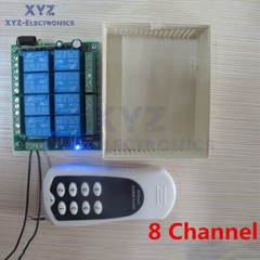 1/2/4//6/8/12/15 Channel Wireless RF Remote Control DC 12V Transmitter+ Receiver