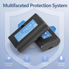 2-Pack Rechargeable Batteries for Simplisafe Wireless Outdoor Security Cameras,