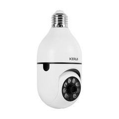 1080P WiFi E27 Light Bulb Camera 3PCS Smart Home Security Surveillance Cameras