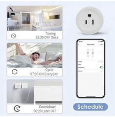 Tuya Smart wifi Plug Us Standard Whelese Outlet Remote control Smart Home Applia