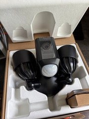 Ring Floodlight Cam Wired Plus Outdoor Wired Surveillance Camera – Black