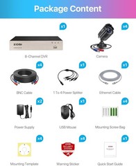 8CH 3K Lite Home Security Camera System Outdoor Indoor, AI Human/Vehicle Dete…