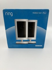 Ring Outdoor Cam Plus Battery Powered Security Camera 2-Pack Brand New Sealed