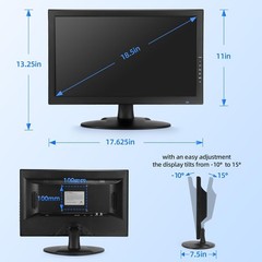 SVD 18.5″ Security Monitor – 4K Input, HD LED Display