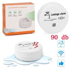 Water Leak Detector Alarm 90dB Voice Alert Wireless Water Leakage Sensor Alarm