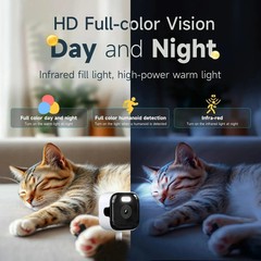 2K Window Camera, 2.4GHz & 5GHz WiFi6 Indoor Cameras for Home Security Outdoor
