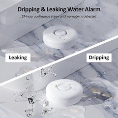 Water Leak Detectors 5 Pack, 120dB Loud Water Leak Sensor, Fansitc Wireless Wate