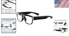 HD Video Camera Glasses 32GB 720p Smart Wearable Eyewear Outdoor Sport USB
