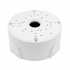 Universal CCTV Plastic Junction Box Mounting Base for Security Camera, White