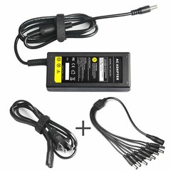 12V 5A Power Supply Adapter +8 Way Splitter Cable for DVR/CCTV Camera/LED Strip