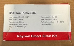 Raynon WiFi Home Security System Base Kit Alarm Door Sensor PIR Sensor W/Remotes