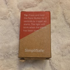 SimpliSafe Home Security System Panic Sensor Button PB3