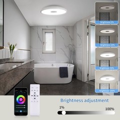 ASALL Smart 11 inches, White-Applications+Dimming Function+Bluetooth