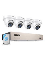 3K Lite 8CH Home Security Camera System with AI Person/Vehicle Detection, 4pc…