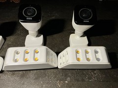 Vivint Outdoor Camera attached lights can talk back n forth