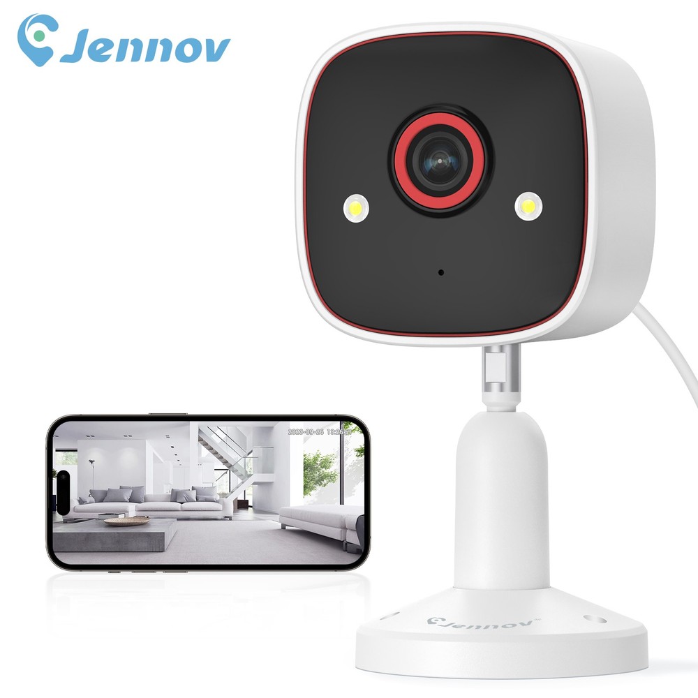 2K Indoor/Outdoor IP Wifi Security Camera Color Night Vision Two Way Audio 2.4G