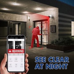 Wireless Security Camera System Outdoor Home 3MP 8CH With 1TB Hard Drive WiFi HD