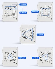 ABS Security Camera Junction Box for PTZ Scurity Camera, Outdoor IP65 Waterpr…