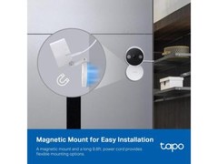 TP-Link Tapo 2K QHD Security Camera, Indoor/Outdoor, Color Night Vision, Free Pe