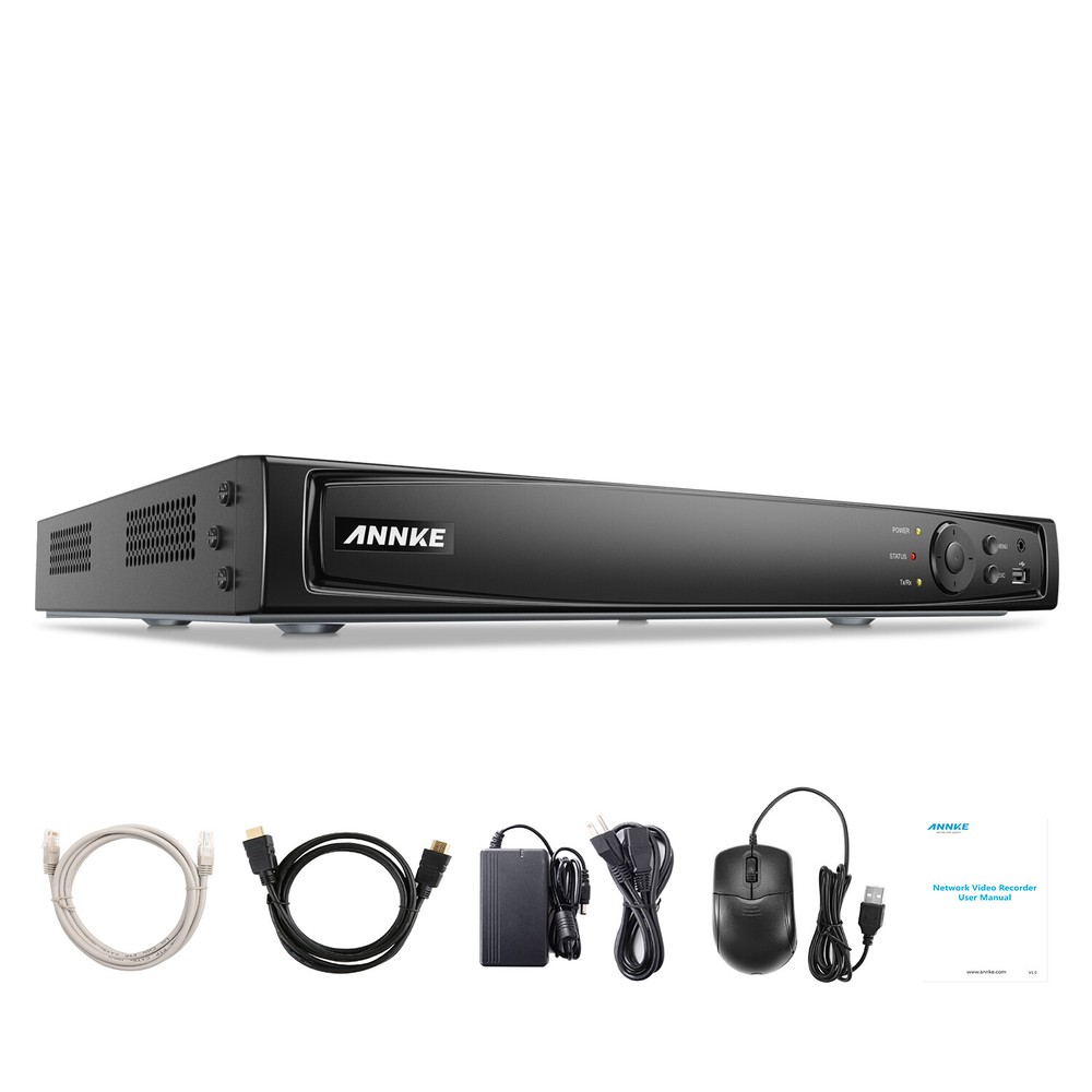 ANNKE 8CH 12MP 4K NVR POE IP Security Video Recorder H.265+ For Camera System