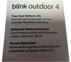 BRAND NEW BLINK Outdoor 4 (4th Gen) 5-Camera Security System w/ Sync Module Core
