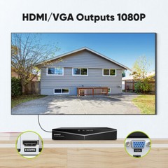 SANNCE 16CH HD 1080P Lite DVR 2MP Video CCTV Security Camera System AI Detection