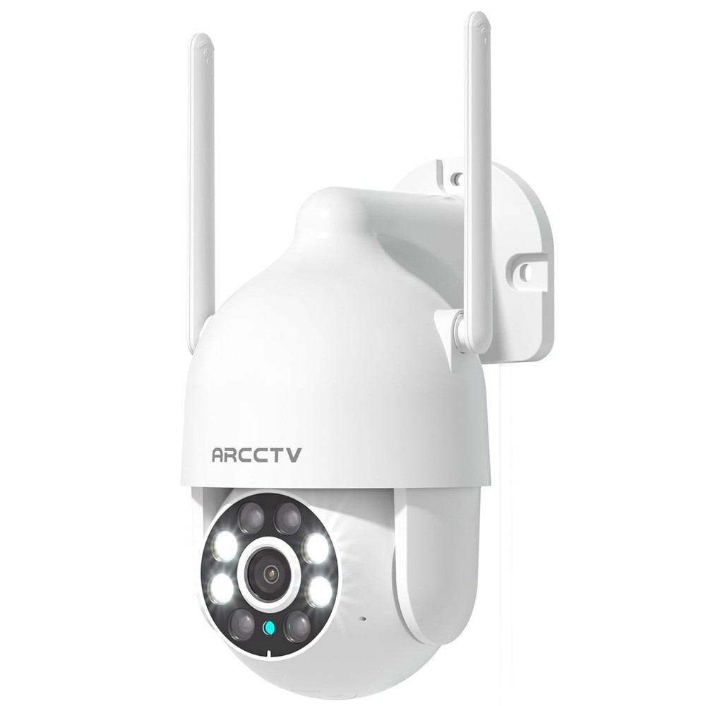 ARCCTV Wireless Security Camera System Outdoor WiFi Pan/Tilt Audio Night Vision
