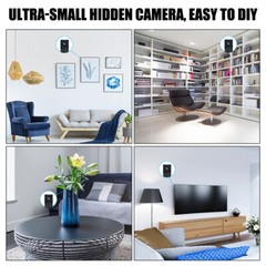 4K Mini Security Camera with Motion Detection & Sound Recording Alert WiFi
