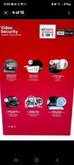 CCTV Kit Universal 5 IN 1 1080P Full HD Home Security Camera 4 Channel 4 Cam Set