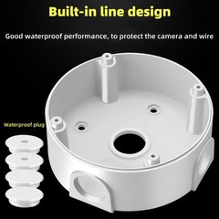 Deep Base Junction PC Box CCTV Bullet Dome Camera Wall Mount Bracket