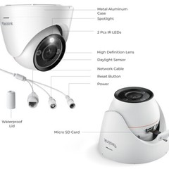Reolink 12MP 1224A Camera 16CH 4TB NVR Home PoE CCTV Security Camera System
