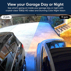 Wired Garage Door Controller Home Security Camera (Starter Bundle)