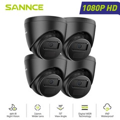 SANNCE 1080P Outdoor Camera IR Day/Night Vision Security System for TVI CCTV DVR