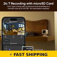 Wyze Cam v4 2.5K QHD Indoor/Outdoor Security Camera