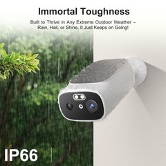 Solar Camera Security Outdoor – 100% Wire-Free Security Cameras Wireless Outdoor