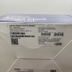 Lenovo Smart Clock Essential W/ Google Assistant Grey Brand New