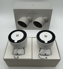 Google Nest Cam Outdoor Wired 2nd Gen Security Camera 2-Pack