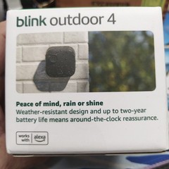 Blink Outdoor 4 (4th Gen) Wire-Free Smart Security Add On Camera HD 2-Way Audio